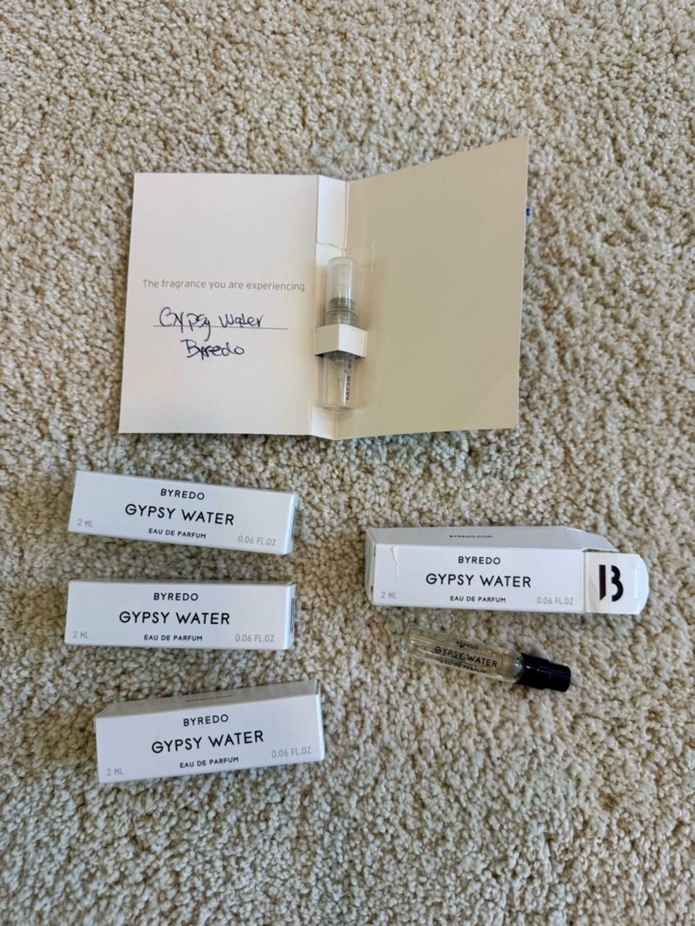 Byredo Gypsy Water Sample Set